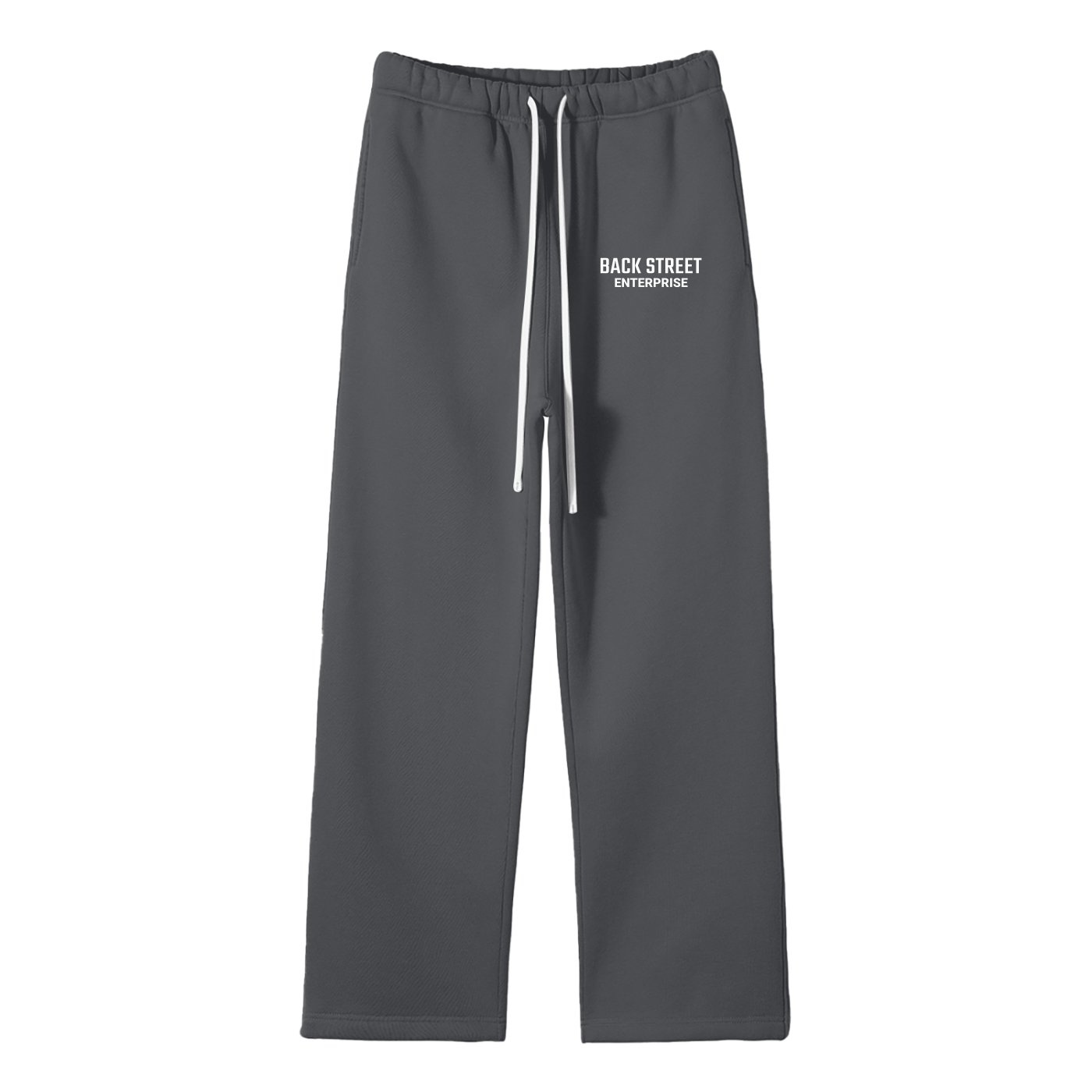 BackStreet Classic Pants- Unisex Solid Color Fleece Straight Leg Pants
