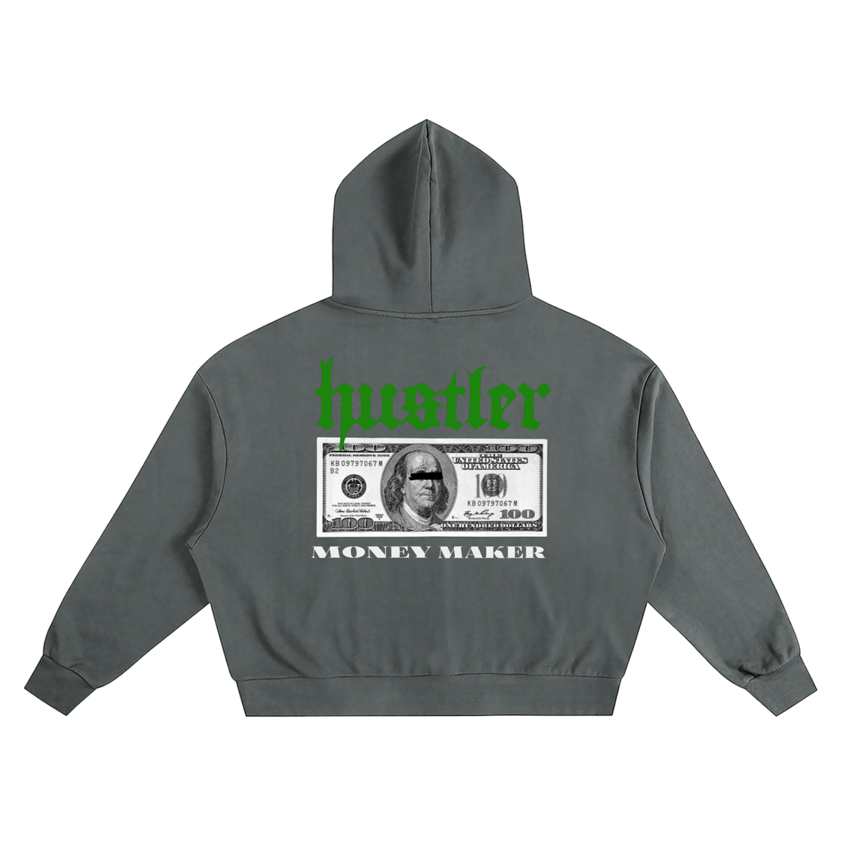 Hustler- Boxy Oversized Hoodie