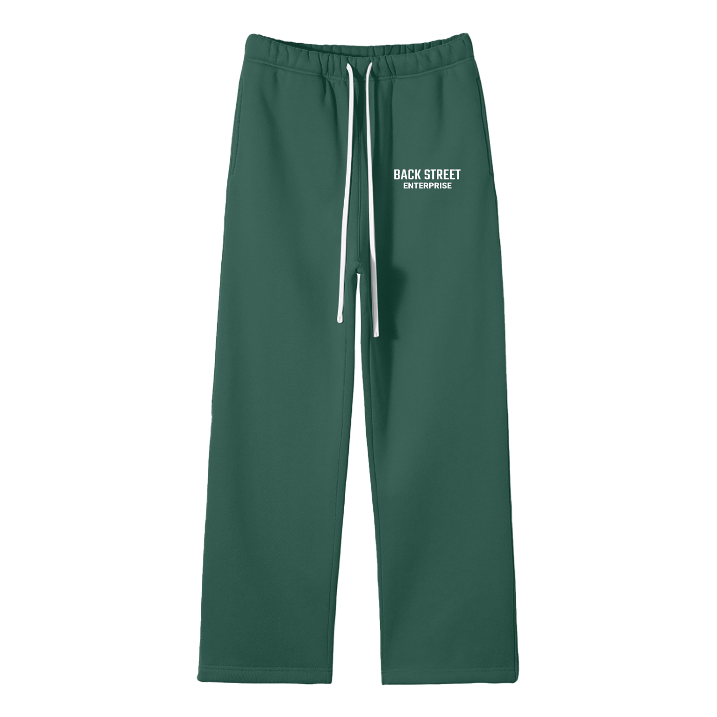 BackStreet Classic Pants- Unisex Solid Color Fleece Straight Leg Pants