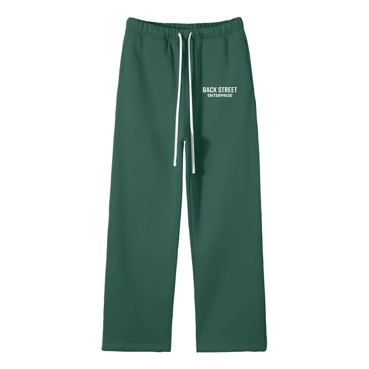 BackStreet Classic Pants- Unisex Solid Color Fleece Straight Leg Pants