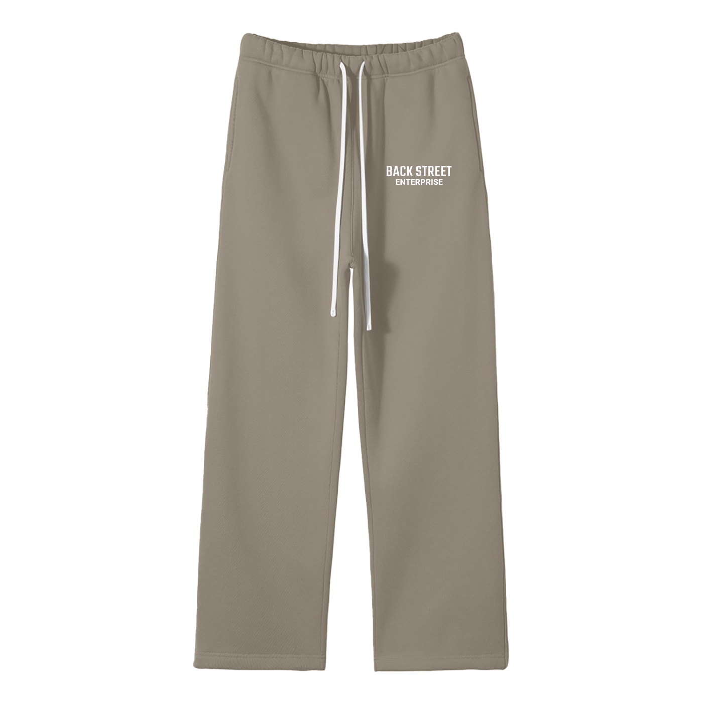 BackStreet Classic Pants- Unisex Solid Color Fleece Straight Leg Pants