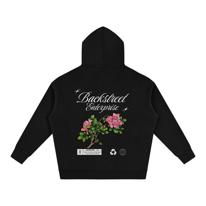 Backstreet Rose- Oversize Fleeced Hoodie