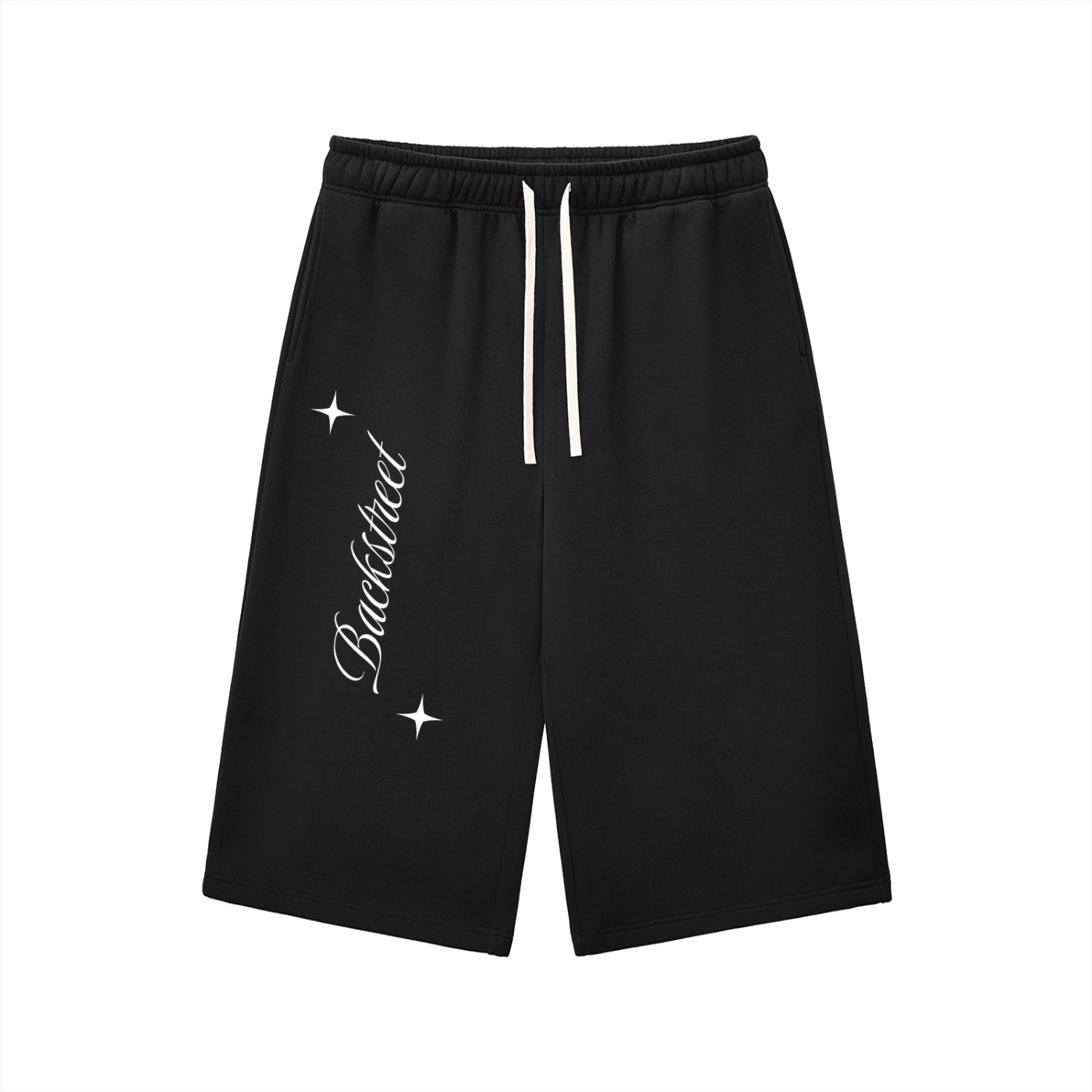 BackStreet Classic- Relaxed Drawstring Three-quarter Sweatpants
