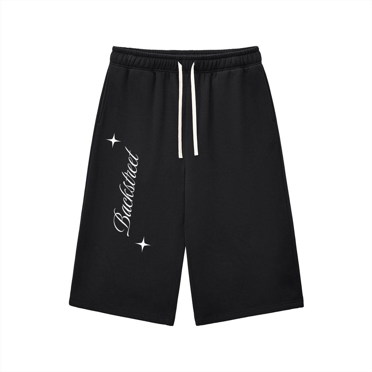 BackStreet Classic- Relaxed Drawstring Three-quarter Sweatpants