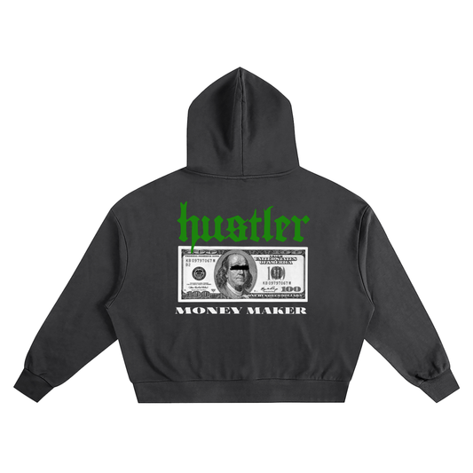Hustler- Boxy Oversized Hoodie
